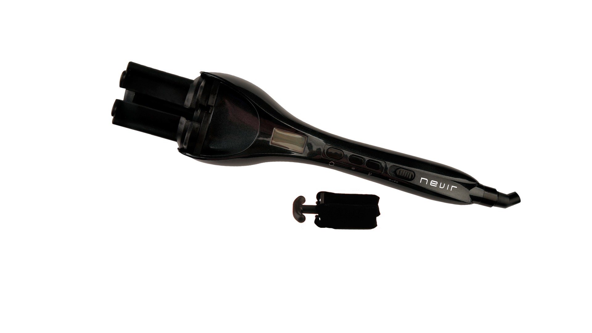 Moldeador de pelo 230ºC 25W 3 Velocidades 10 Temperaturas Nevir NVR2210RP  | 22mm, Recubrimiento Ceramico, Ionico
